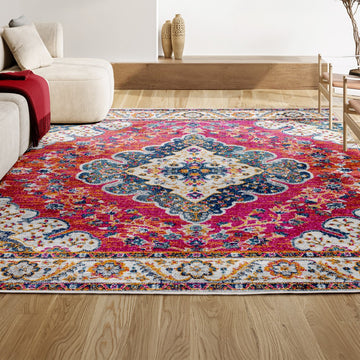 Bohemian Flair Boho Vintage Medallion Area Rug